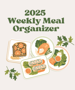 2025 Weekly Meal Organizer