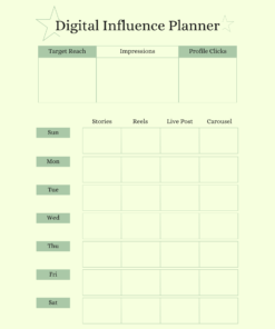 Digital Influence Planner