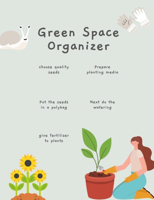 Green space organizer