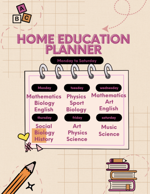 Home education planner