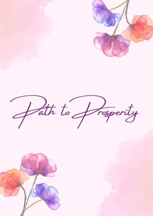 Path to prosperity journal