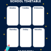School timetable