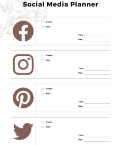 Social Media Planner