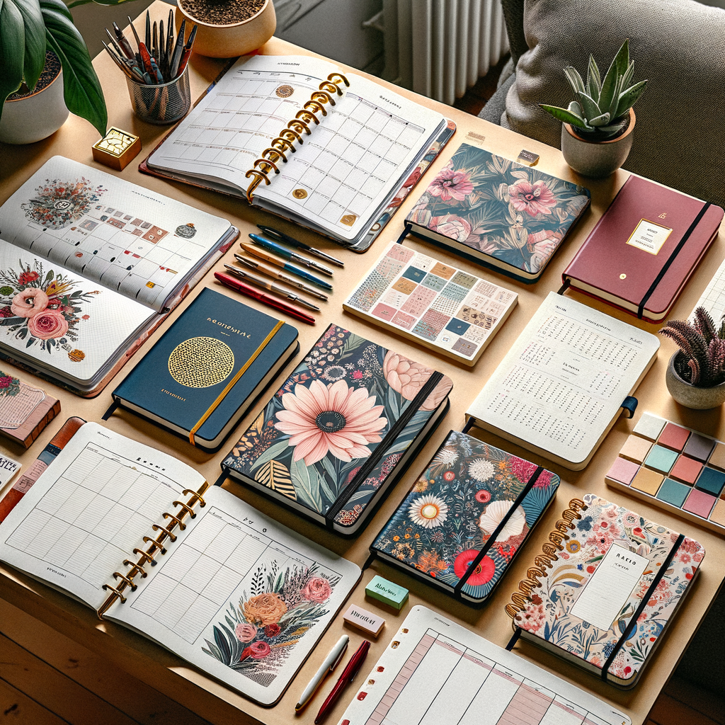 Unlock Your Potential: The Ultimate Personal Development Planners For Transformation And Growth 1 Colorful planners and stationery create an inspiring flat lay for creative planning and organization. , personal development planners